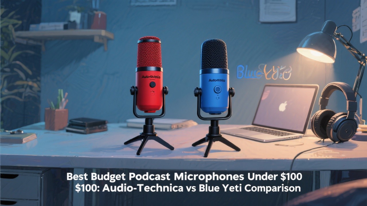 Best Budget Podcast Microphones Under $100: Audio-Technica vs Blue Yeti Comparison