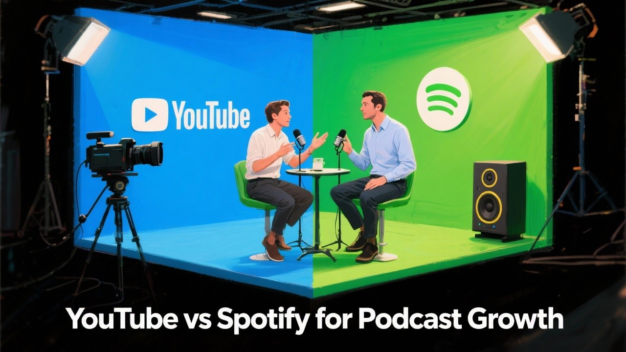 YouTube vs Spotify for Podcast Growth: Understanding Your Platform Strategy