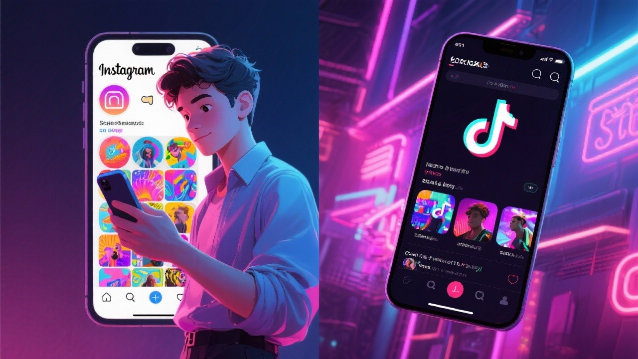 Podcast Social Media Marketing: Instagram Stories vs TikTok for Audience Building