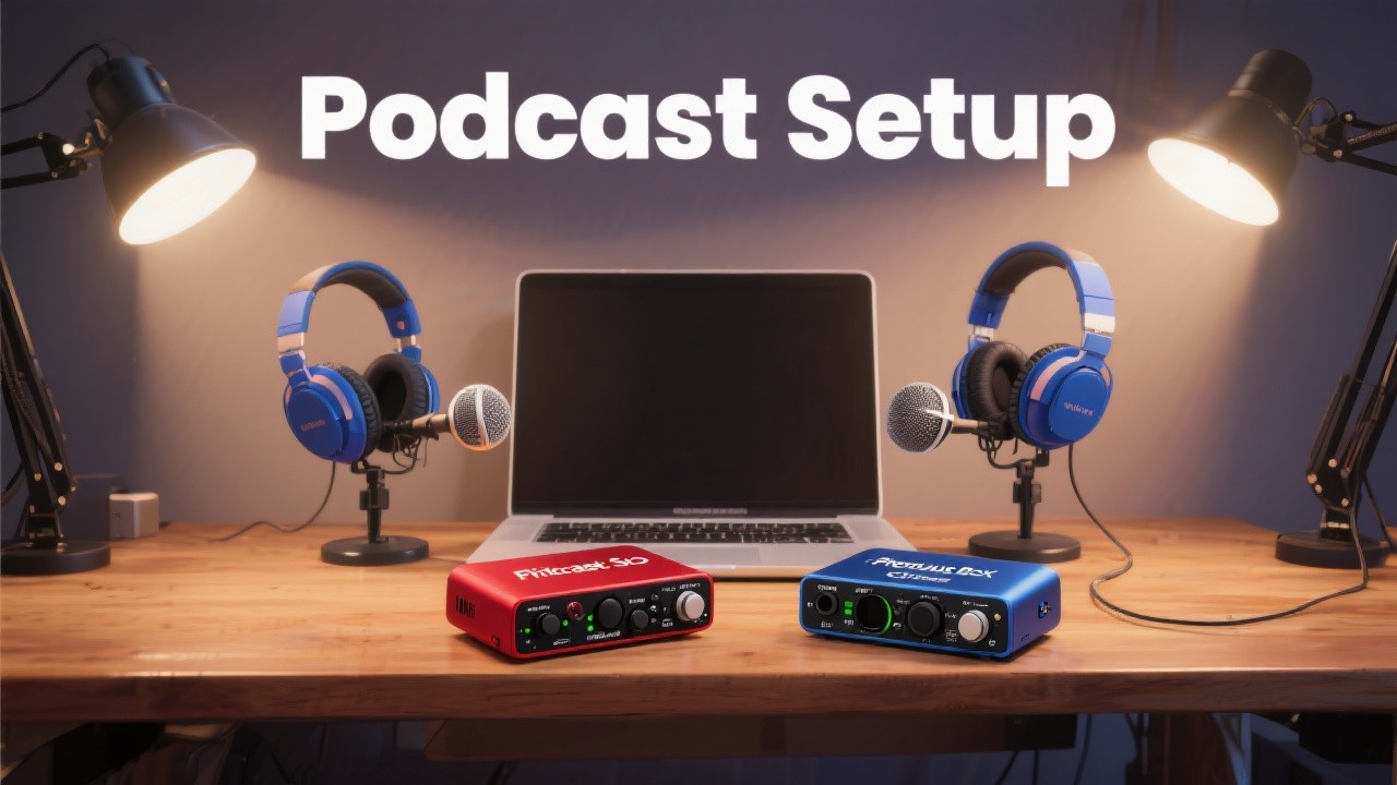Audio Interface for Podcasting: Focusrite Scarlett Solo vs PreSonus AudioBox