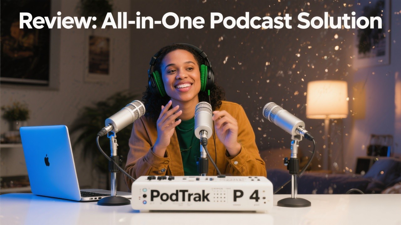 Zoom PodTrak P4 Review: All-in-One Podcast Recording Solution